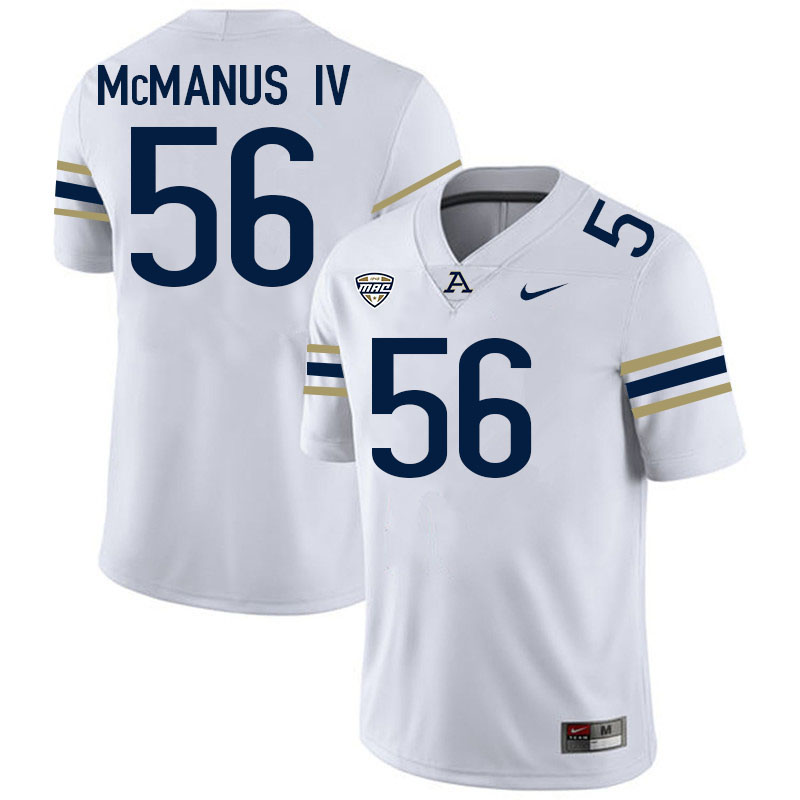 Kenneth McManus IV Akron Zips Jersey,University Of Akron #56 Kenneth McManus IV Jersey Youth-White